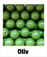 Holzperlen 16mm oliv